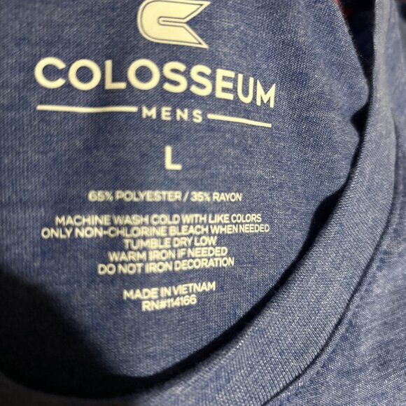 New KU Kansas Jayhawks Training Performance Shirt Mens Large Gray Colosseum - Picture 7 of 8